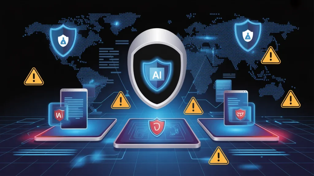 جوجل تكشف: الذكاء الاصطناعي حجب 1.75 مليون تطبيق ضار في العام الماضي الذكاء الاصطناعي حجب 1.75 مليون تطبيق ضار على متجر بلاي